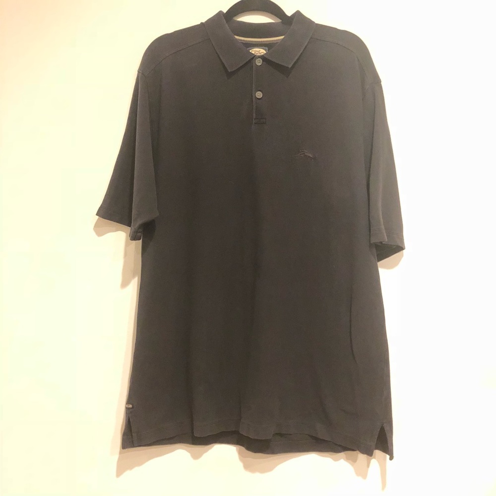 Tommy Bahama Men's Polo Shirt Size Large black